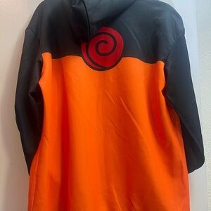 Bold Black and Orange Men's Hoodie